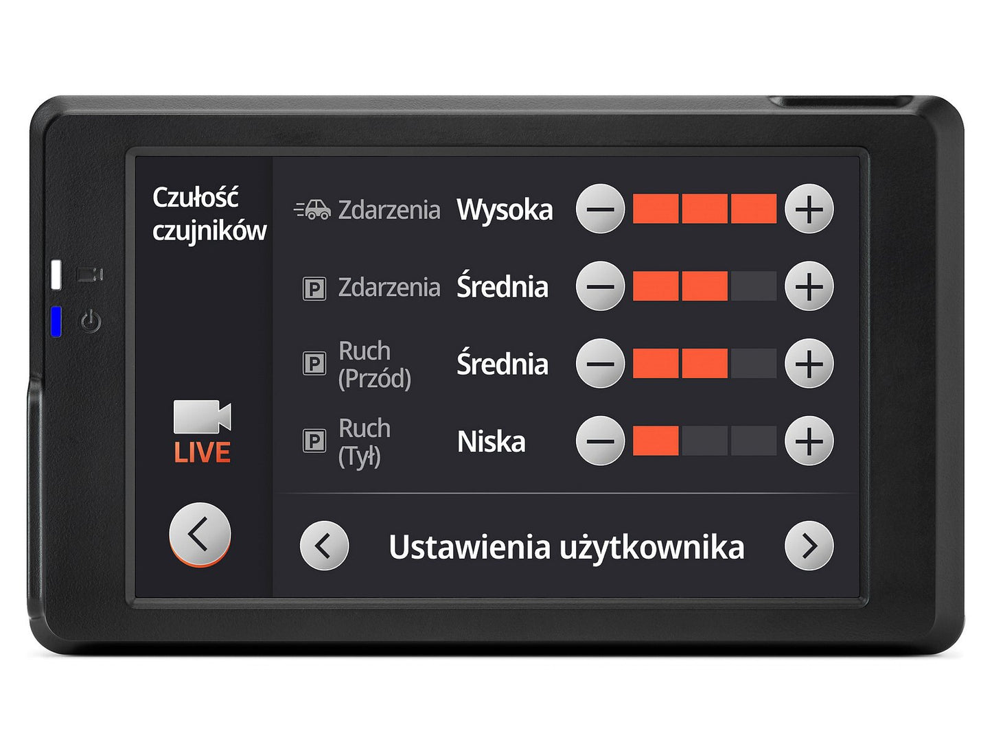 FineVu GX7000 /128GB - rejestr. QHD+FHD GPS Wi-Fi