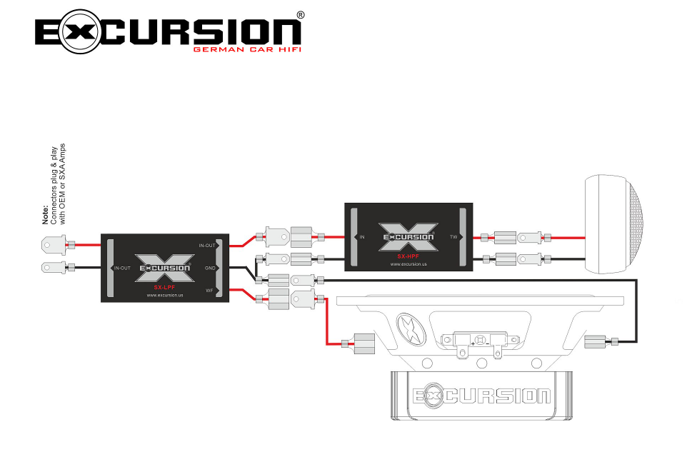 Excursion SX-69C - 2-drożny zestaw głośników