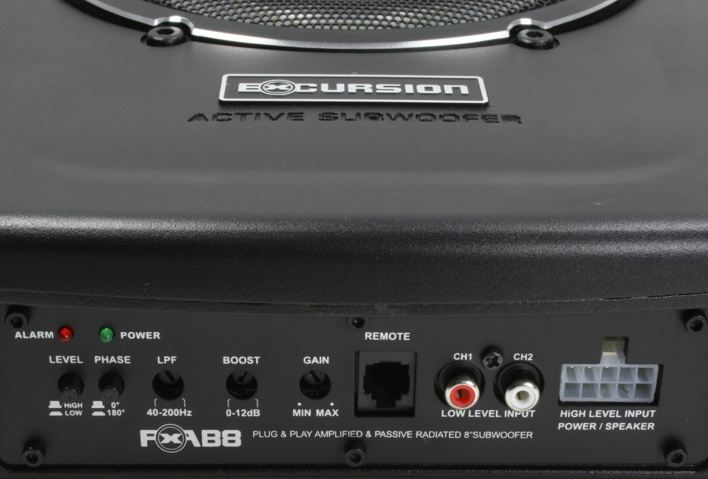 Excursion PXA-B8 - płaski subwoofer aktywny 8"/20cm