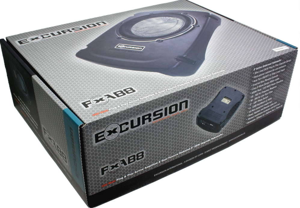 Excursion PXA-B8 - płaski subwoofer aktywny 8"/20cm