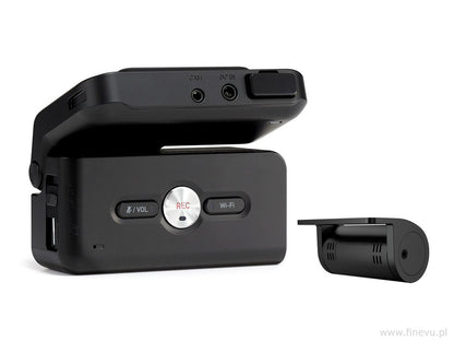 FineVu GX300 - rejestrator QHD+FHD Wifi GPS Radary