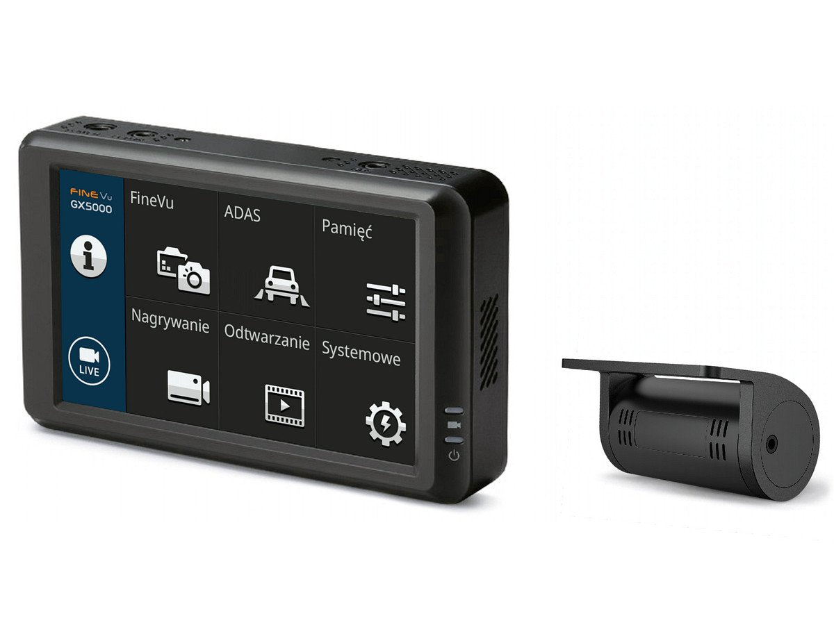FineVu GX5000 /128GB - rejestrator 2xFHD LCD GPS Ai