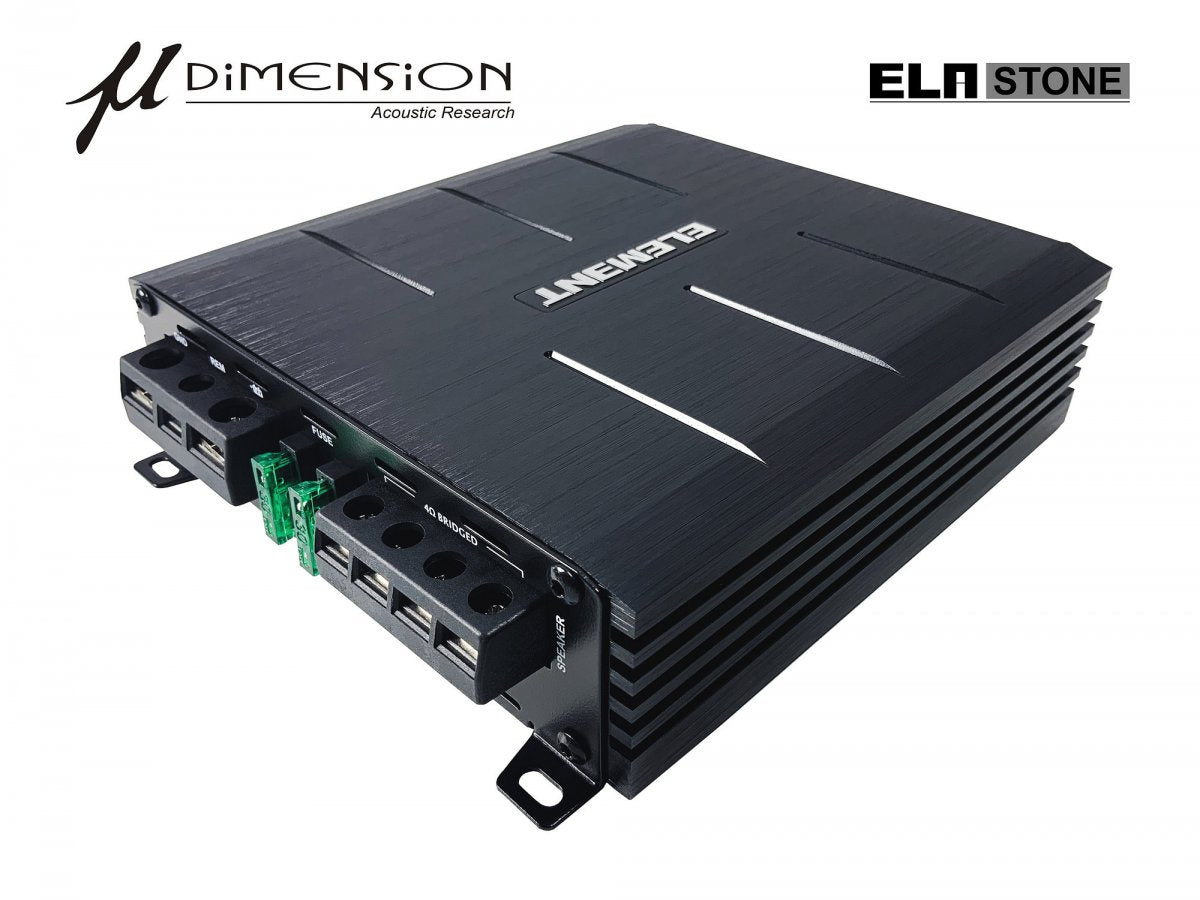 u-Dimension ELA STONE - wzmacniacz 2 x 200-300W