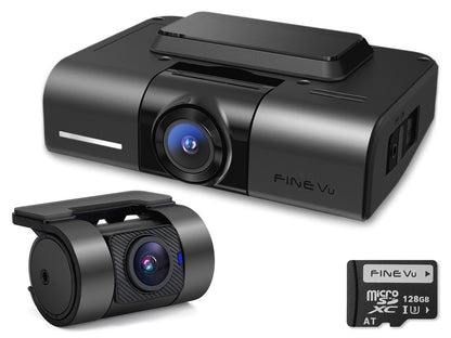 FineVu GX1000 /128GB - rejestrator 2xQHD WiFi GPS AI