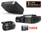 FineVu GX1000 /128GB - rejestrator 2xQHD WiFi GPS AI